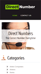 Mobile Screenshot of direct-number.co.uk